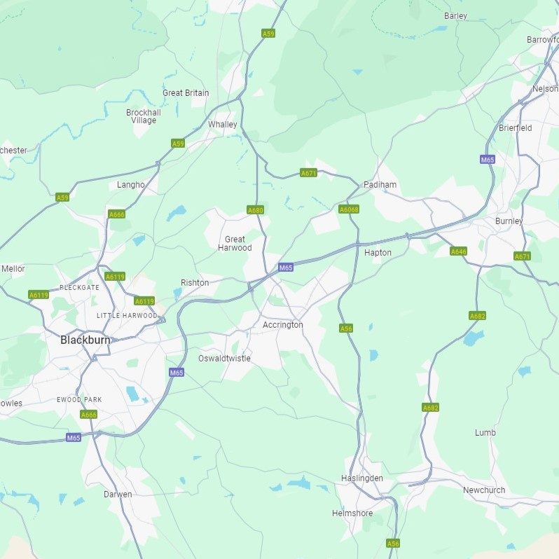 英格蘭西北地圖